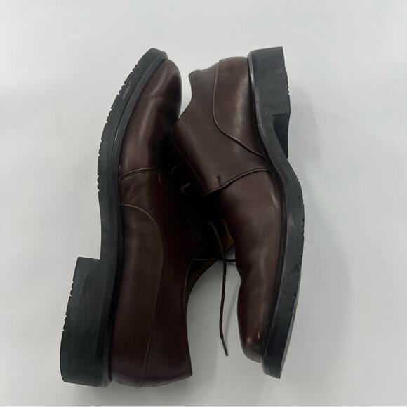 Bally Cosor Dark Brown Leather Square Toe Men’s Shoe Oxford Formal Made in Italy main image 8